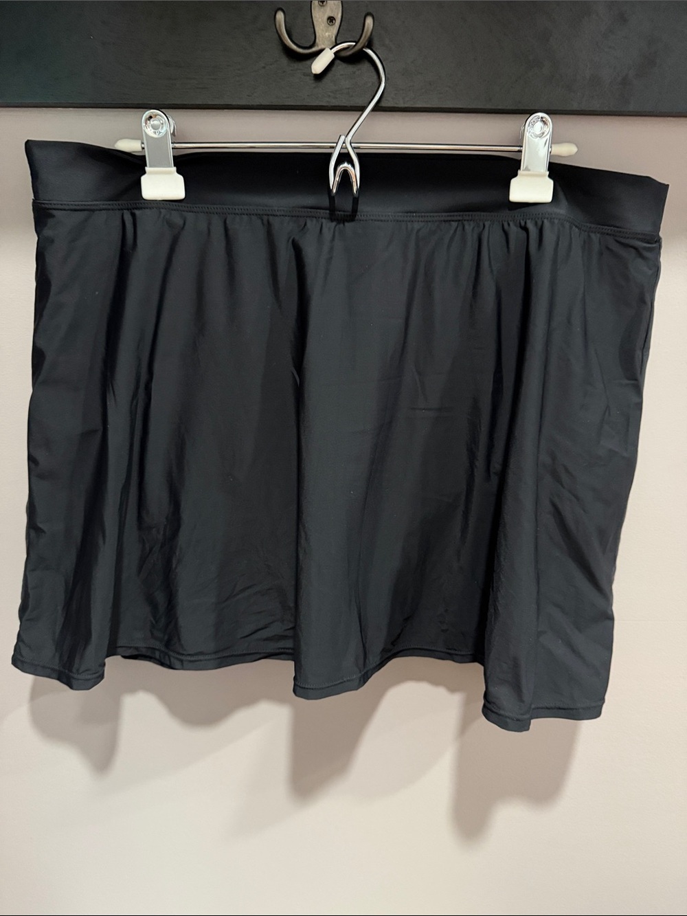 Lands' End Black Swim Skirt 18W